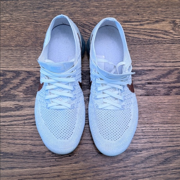 Nike Shoes - Nike Air Vapor Max White/Hydrogen Blue Women’s Size 8.5